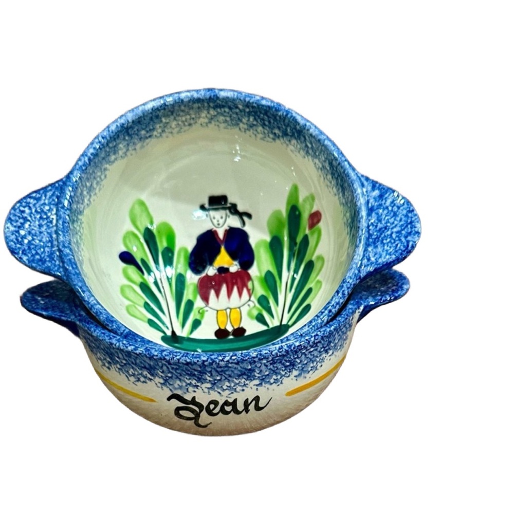 French pottery bowl
